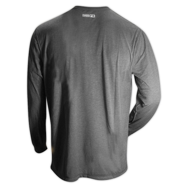 Magid AR Defense NFPA 70E CAT2 65 oz Jersey ArcRated Knit Shirt, L - ARS650-GY-L