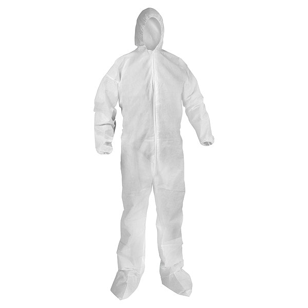 Kleenguard Disposable Coverall, Hooded, XL, KleenGuard(TM) A20, Zipper, Elastic Cuff, Elastic Ankle - 68978
