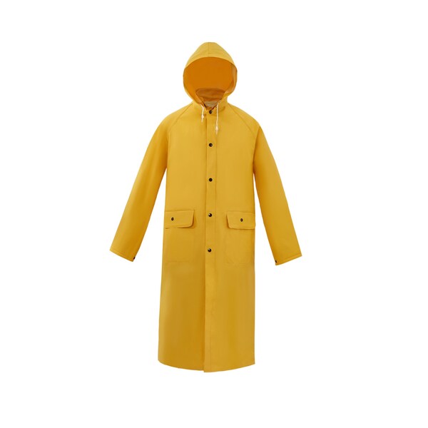 2W International Yellow Heavy Weight Rain Coat, X-Large - 7040-CD XL