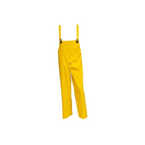 Tingley Tingley O53107 .35mm Industrial Work Snap Fly Front Overall, Yellow, Large - O53107.LG