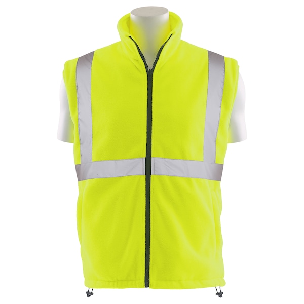 Deltaplus Jacket, Ripstop, Removable Vest, Class 3, W570R, Hi-Viz Lime, 3XL - 62534