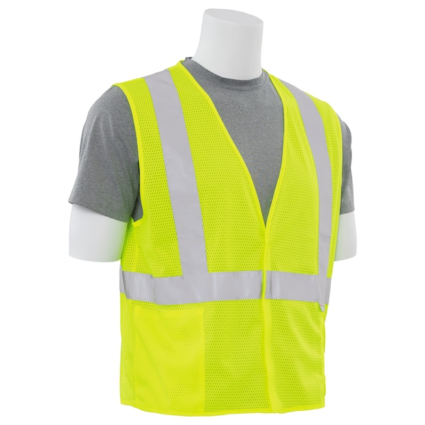 Deltaplus 6XL Hi-Viz Safety Vest, Lime - 14517