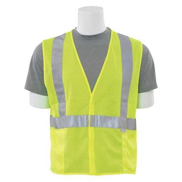 Deltaplus 6XL Hi-Viz Safety Vest, Lime - 14517