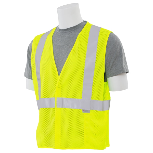 Deltaplus 6XL Hi-Viz Safety Vest, Lime - 14517