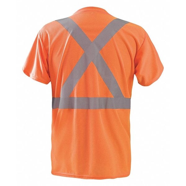Occunomix Unisex Short Sleeve T-Shirt, Polyester, Pullover Closure, L - LUX-SSTP2BX-OL