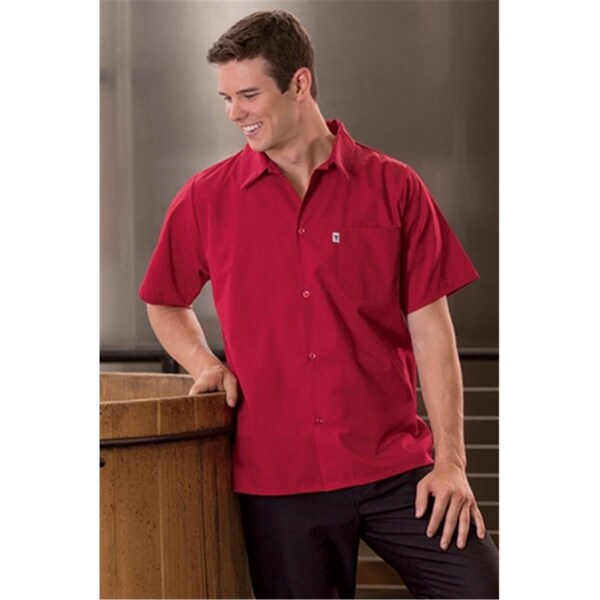 Charlotte Madison Utility Shirt 5 Button 65-35 Red Xs - CH608882