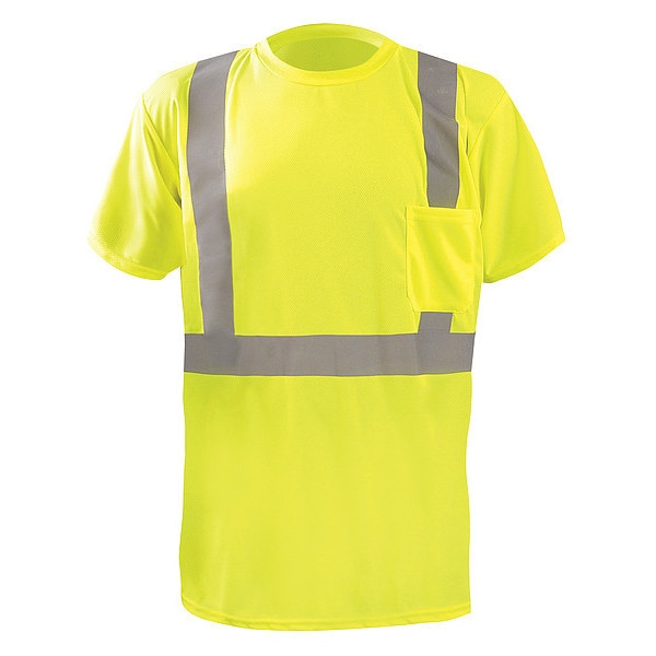 Occunomix Unisex Short Sleeve T-Shirt, Polyester, Pullover Closure, 2XL - LUX-SSTP2BX-Y2X