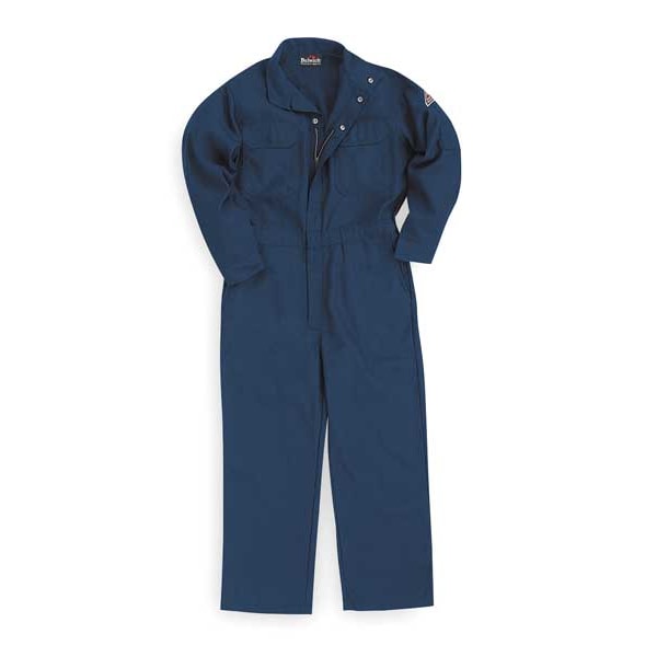 Bulwark Coverall, 4.4 cal/sq cm ATPV, XL, 30 in Inseam, Nomex(R) IIIA, Zipper - CNB2NV RG 48