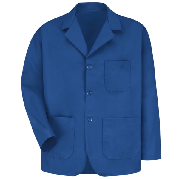 Red Kap Mens Royal Blue Office Coat 80/20 - KP10RB RG L