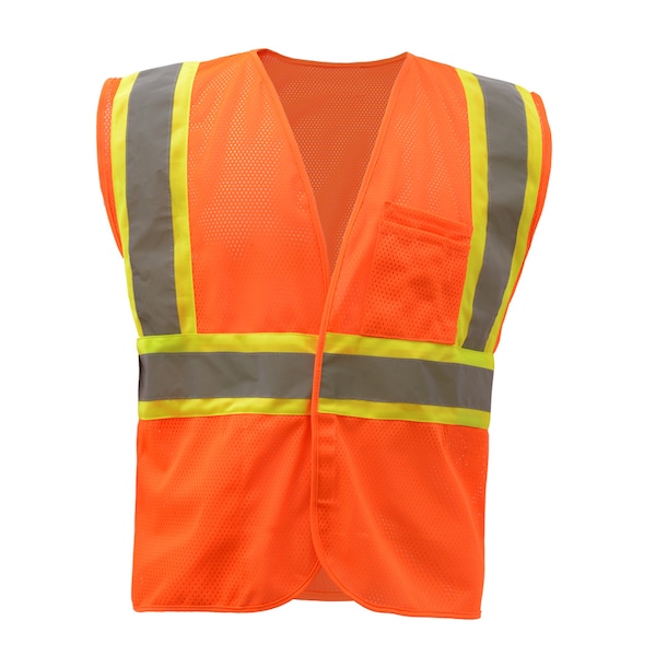 Gss Safety Hype-Lite Class 2 Safety Vest w/Rflctn - 1602-LG