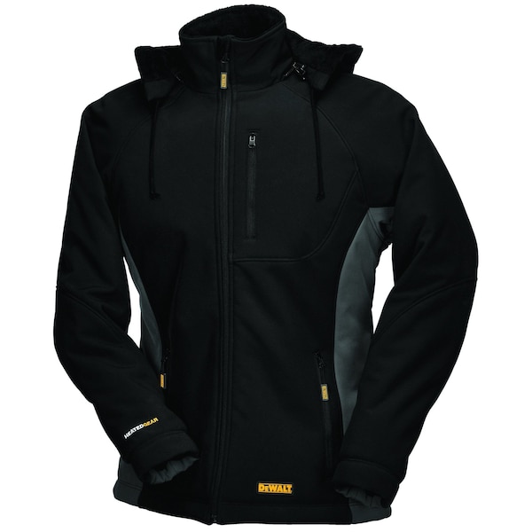 Dewalt Women's Jacket, Black / Gray, Heats Up to 9 hr , 20 3 Outside Pockets, L - DCHJ066C1-L