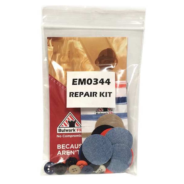 Bulwark Garment Repair Kit, Clothing, Color Varies - EM0344 RG M