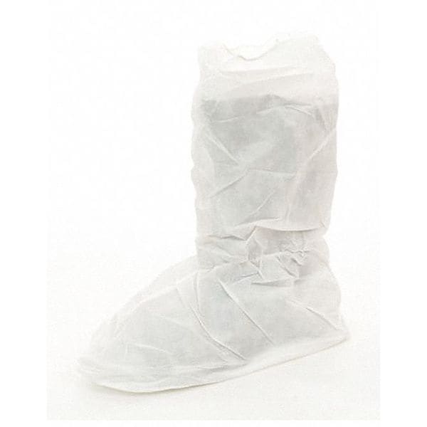International Enviroguard Disposable Boot Covers, Microporous, White, Slip Resistant Sole: Yes , XL - 8106