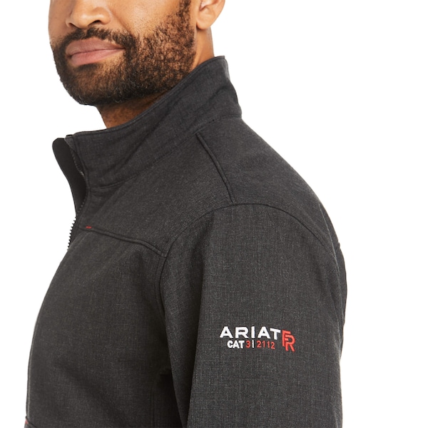 Ariat FR Softshell Jacket, 35.4 cal/sq cm, L, 13 oz Zipper Closure - 10024027