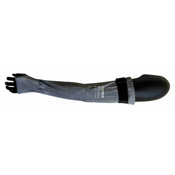 Armor Guys 18g, 18 in. Gray Kyorene Pro Graphene A6 Sleeve, V-Slot & Elastic Hook and Loop Closure on Bicep - 00-803TVC