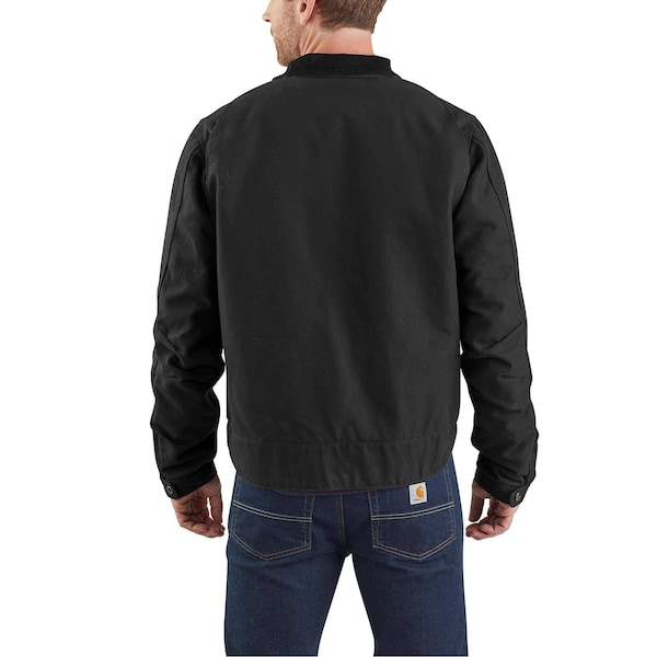 Carhartt Relaxed Fit Duck Blanket-Lined Detroit Jacket, Black, 3XL, REG - 103828-BLK3XLREG