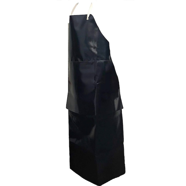 Kleen Chef Premium Heavy Duty PVC Leather Apron, Black - BLKC-HDS-PVC-AP1BK