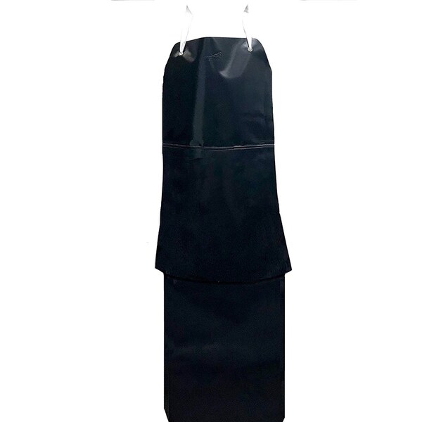 Kleen Chef Premium Heavy Duty PVC Leather Apron, Black - BLKC-HDS-PVC-AP1BK