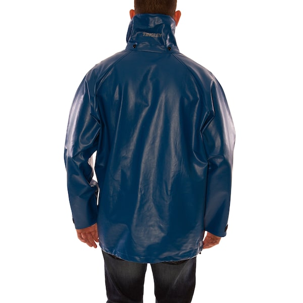 Tingley FR Jacket, 14 cal/sq cm, XL, 11.3 oz/sq yd Nomex(R), Snaps Closure - J44241