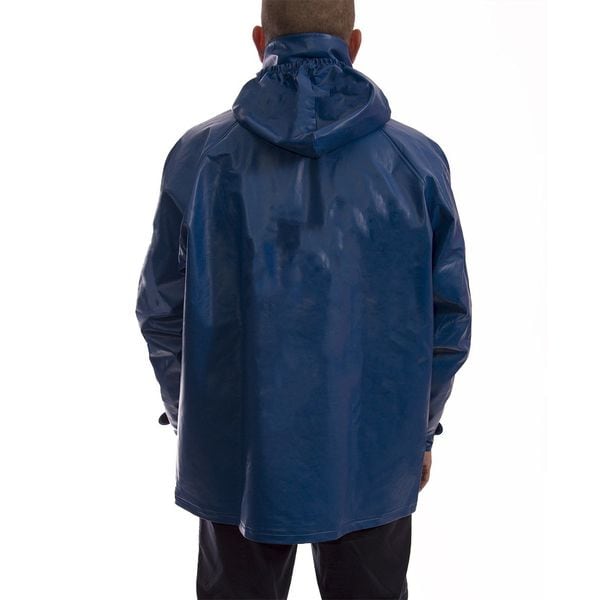 Tingley FR Jacket, 14 cal/sq cm, XL, 11.3 oz/sq yd Nomex(R), Snaps Closure - J44241
