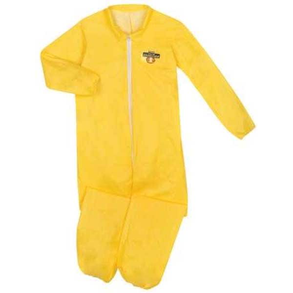 Lakeland Disposable Coverall, Collared, 2XL, Non-Woven Laminate Polyethylene/Polypropylene, Zipper - PBLC5417-2X