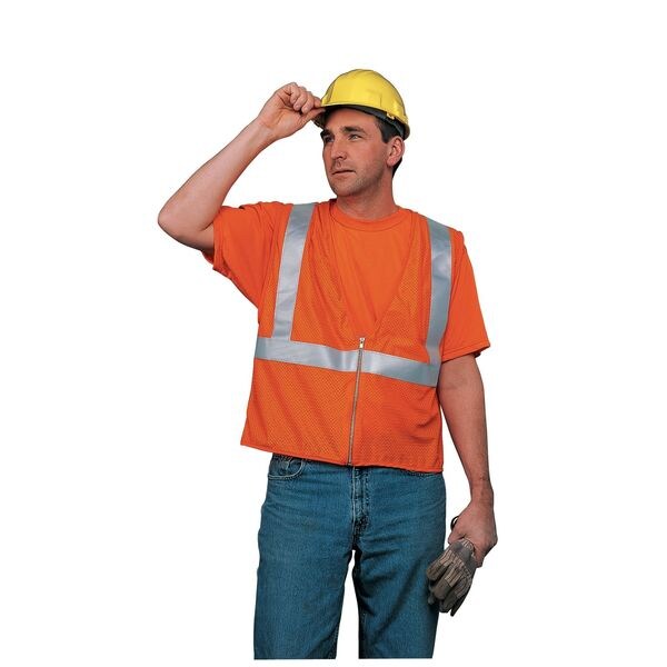 Kishigo XL Class 2 High Visibility Vest, Orange - 1090-XL