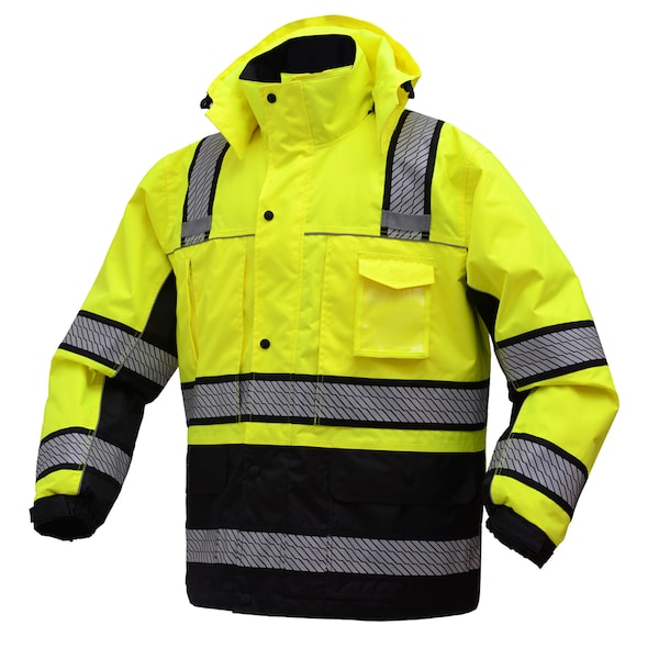 Gss Safety Standard Class 3 Two Tone Mesh Zipper - 2006-LG