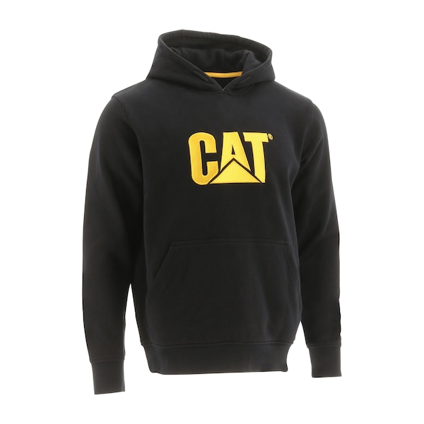 Cat Workwear Trademark Hooded Sweatshirt, Black - W10646-016