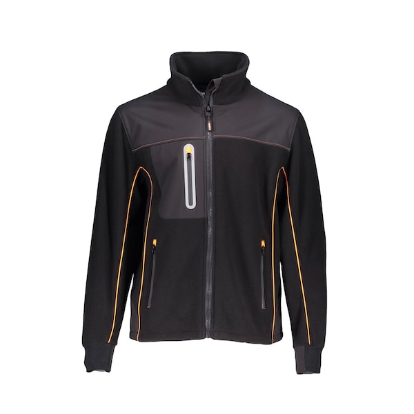 Refrigiwear Polarforce Hybrid Fleece Jacket Black 3XL - 9740RBLK3XL