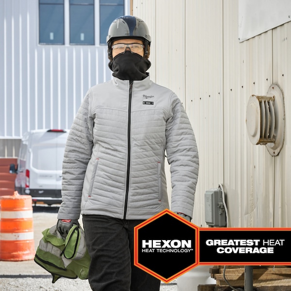 Milwaukee Tool M12 Women's Heated Jacket, Black, Heats 3 to 12 hours, 2 Outside Pockets, L - F102B-21L
