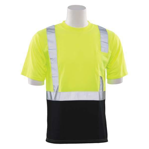 Deltaplus T-Shirt, Class 2, Hi-Viz, Lime/Black, 4XL - 63312