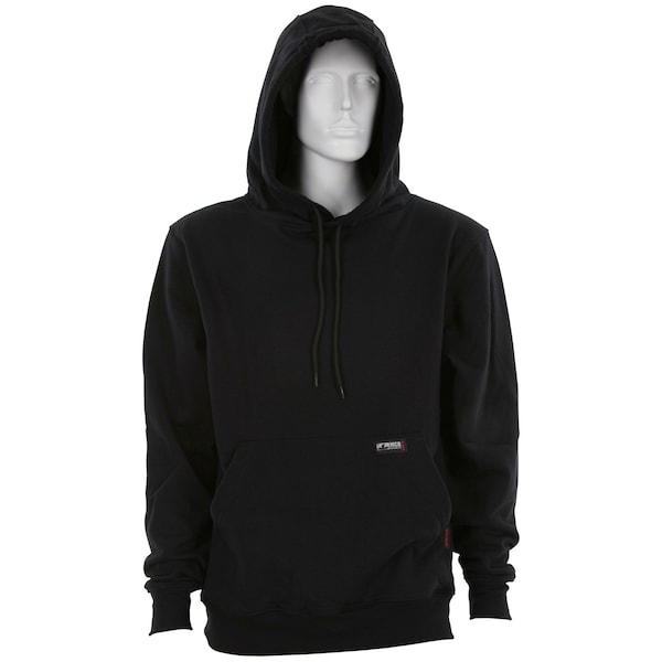 Mcr Safety FR, FR Hooded Sweatshirt Pullover Black S - SS2BKS