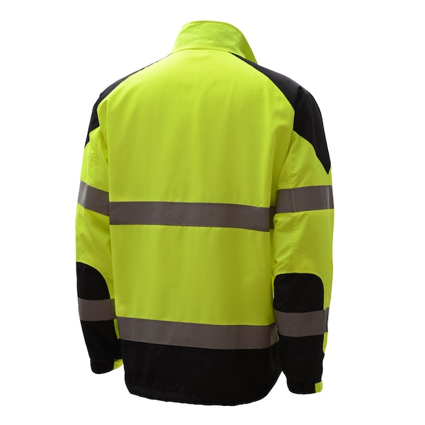 Gss Safety Hi-Vis Windbreaker, Lightweight 100% Polyester, Class 3 Orange, XL - 7502-XL
