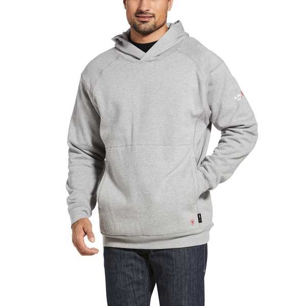 Ariat Men's Flame-Resistant Pullover Hoodie, 22 cal/sq cm, L, Cotton - 10032829