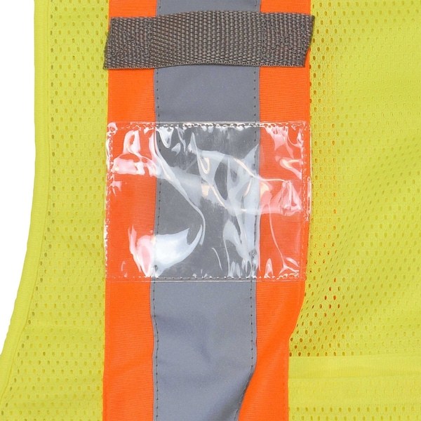 Radians Two-Tone Expandable Safety Vest 2XL Class 2 , Zipper Closure 4 Pockets, 2 Mic Tab, ID Window - SV23-2ZGM-XL/2X