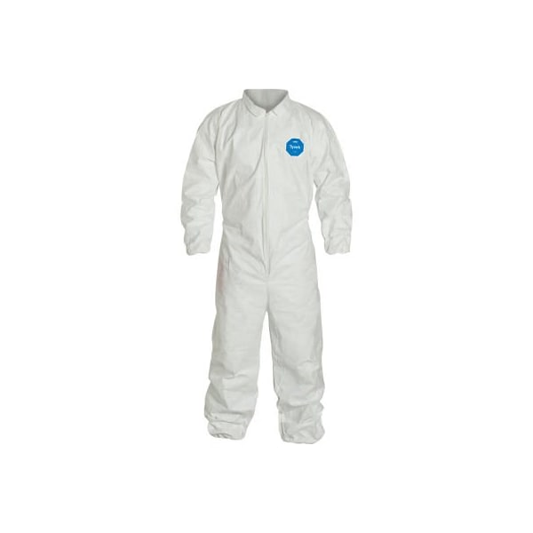 Dupont Disposable Coverall, Collared, M, Serged Seam - TY125SWHMD002500