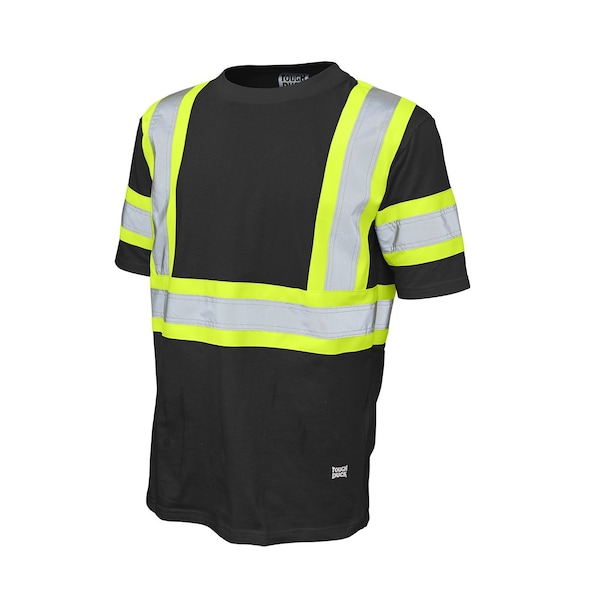 Tough Duck Short Sleeve Safety T-Shirt, ST112-BLACK - ST11