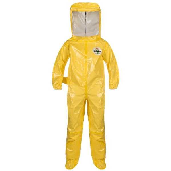 Lakeland Suit, C4T400Y, ChemMax, Chemical, X-Large, Yellow - C4T400Y-XL
