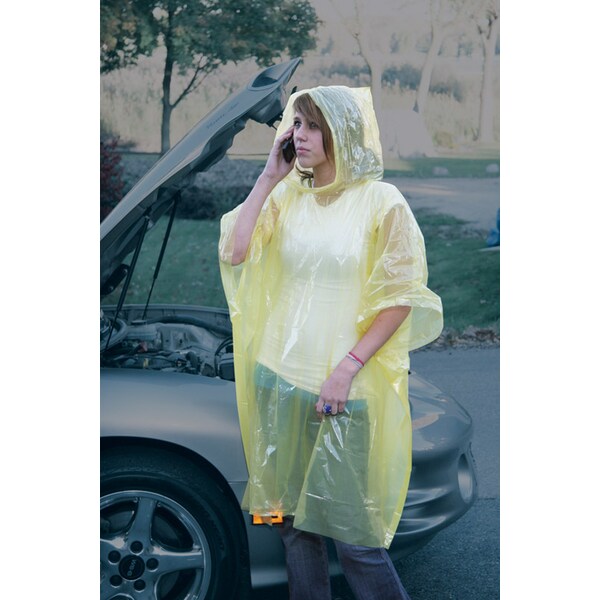 Boulder Creek Boulder Creek Yellow PVC Emergency Poncho One Size Fits All - 60010CM