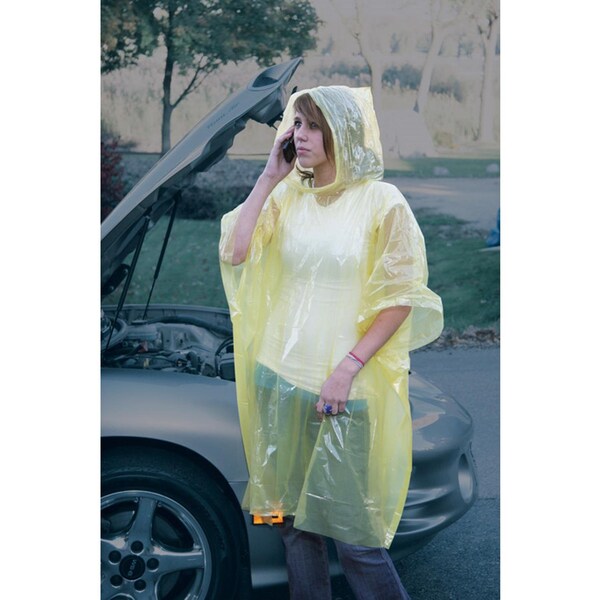 Boulder Creek Boulder Creek Yellow PVC Emergency Poncho One Size Fits All - 60010CM