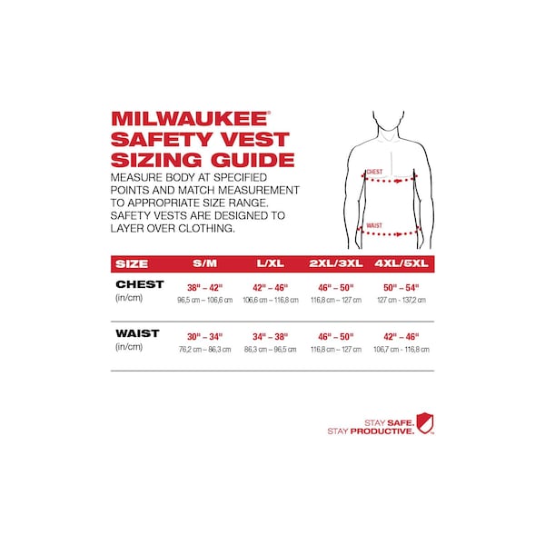 Milwaukee Tool Class 3 High Visibility Yellow Safety Vest - 2X-Large/3X-Large - 48-73-5143