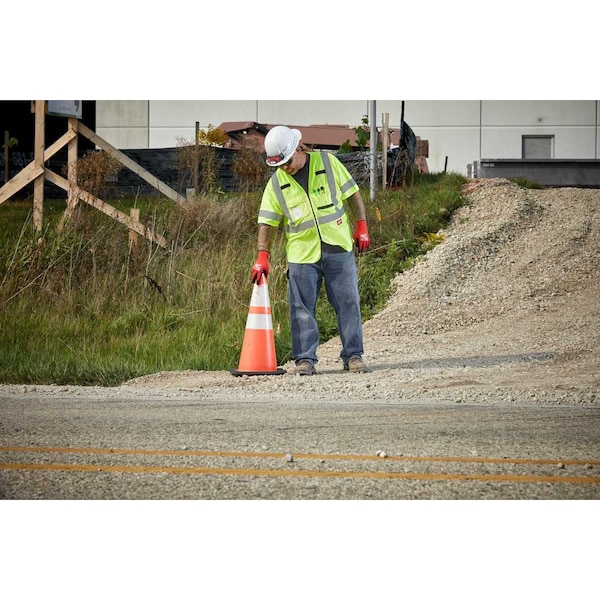 Milwaukee Tool Class 3 High Visibility Yellow Safety Vest - 2X-Large/3X-Large - 48-73-5143