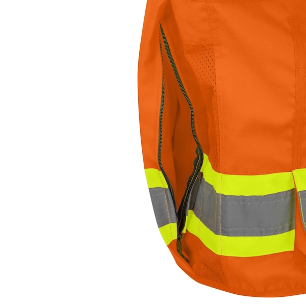 Pioneer Woven 150D Surveyor Vest, Orange, 2XL - V1010151U-2XL