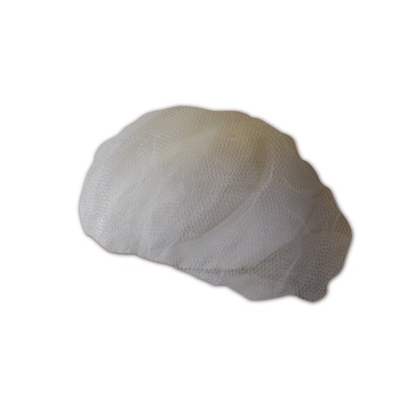 Keystone 28 Nylon Hairnet, 144PK - 109I-LRG-WHITE