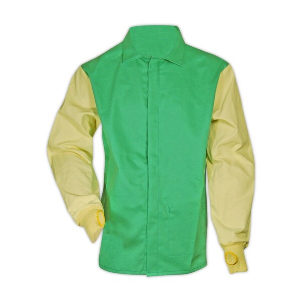 Magid 1837Grtw Fr Welding Jacket W/Ansi Cut Level 4 Sleeves And Fr Mesh Back - 1837GRTW-2XL