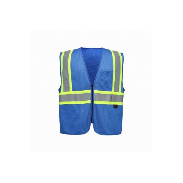 Gss Safety GSS Safety Enhanced Visibility Multi-Color Vest-Blue-4XL/5XL - 3133-4XL/5XL