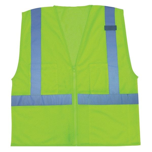 Condor 3XL Class 2 High Visibility Vest, Lime - 3ZDP5