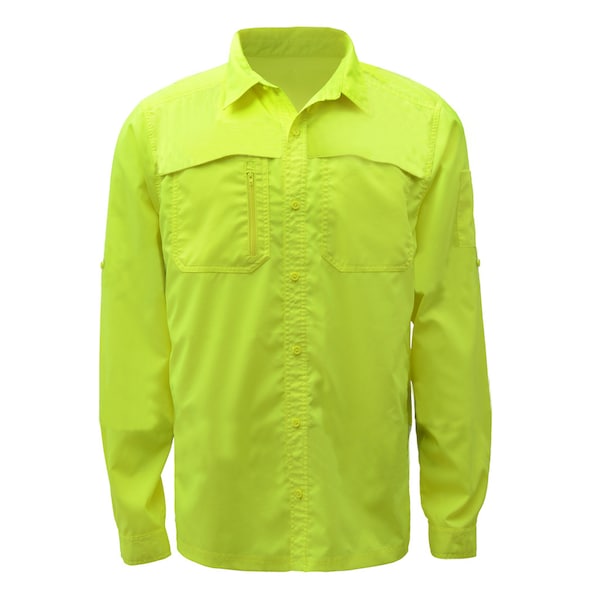 Gss Safety Class 3 Long Sleeve T-Shirt w/Black - 5114-5XL