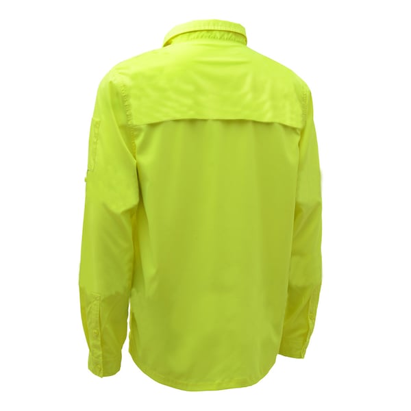 Gss Safety Class 3 Long Sleeve T-Shirt w/Black - 5114-5XL