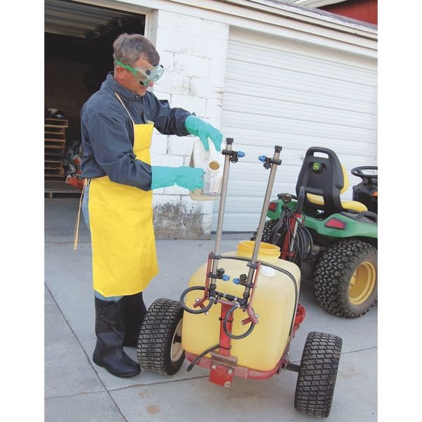 Lakeland Chemical Resistant Apron, Yellow, PK10 - PBLC650